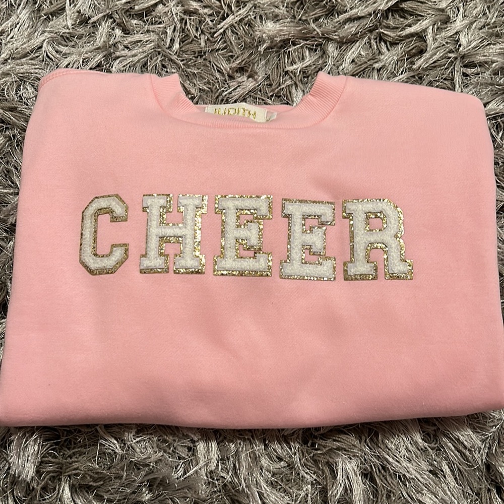 Cozy cheer pullover crew